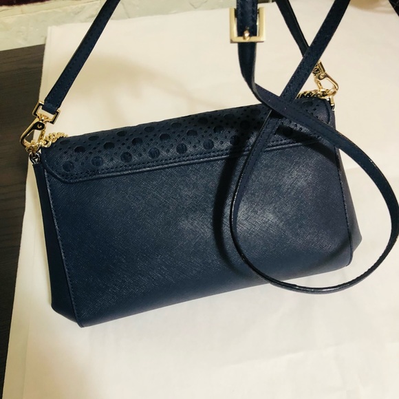 ❤️SOLD❤️Kate Spade Newbury Lane Caining Crossbody  Handbag Navy Blue💎 - Picture 4 of 11